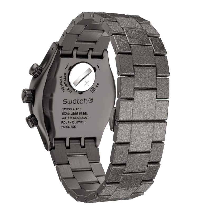 IRONY BLACKSHINY Aucun chronographe ne sera jamais capable de suivre le rythme de ton style. Avec la nouvelle IRONY CHRONO (YVM405G) en acier inoxydable noir scintillant, prépare-toi à RÉINITIALISER ton look, COMMENCE à recevoir des compliments tous les jours et ARRÊTE la circulation à chaque fois que tu dois traverser la rue. Même si tu n’en as pas besoin, en fait. YVM405G