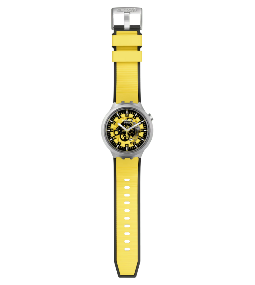 Montre surdimensionnée, Montre Quartz, Montre Résistante à l'eau, Bracelet en Caoutchouc, Collection BIG BOLD IRONY, Le Comptoir des Montres, Montre en Acier Inoxydable.
