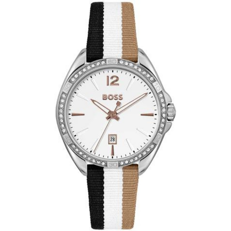 Montre Hugo Boss Felina Ladies 1502645. La collection de montres Hugo Boss propose des garde-temps élégamment conçus qui sont au sommet de la qualité. Le temps est un élément éternel et fondamental de l'univers.