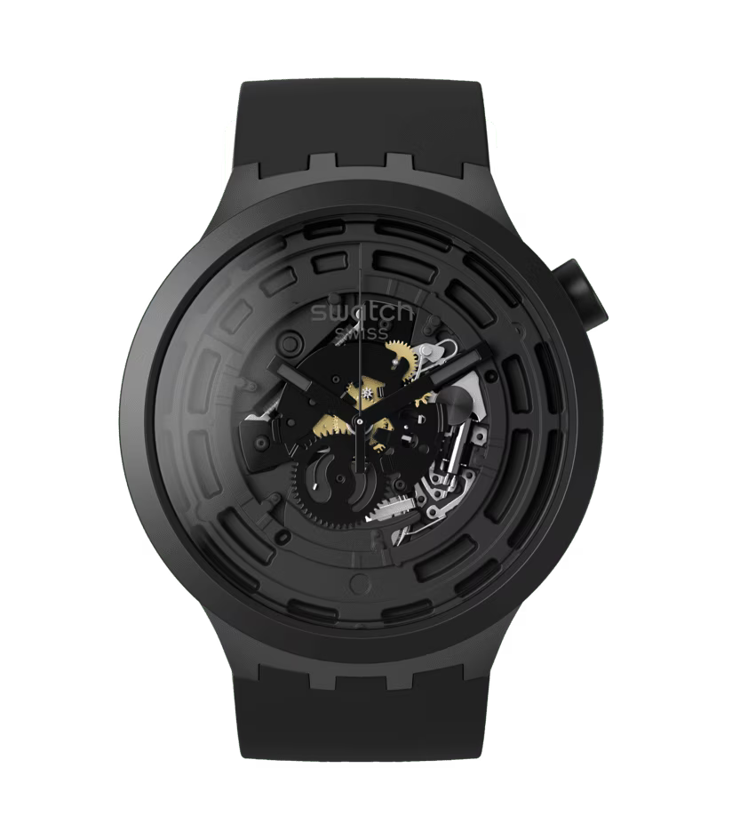 C-BLACK Biocéramique : une innovation unique pour un design audacieux et épuré, un toucher agréable et un matériau ultra-résistant. Craquez pour le noir ton sur ton. Profitez du futur ! SB03B100