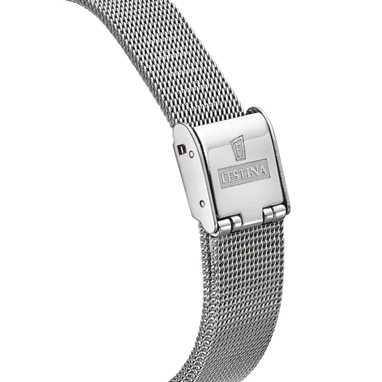 La montre Festina F20597/2 pour femme est en effet un véritable bijou de l'horlogerie. Avec sa boîte en acier et verre minéral, ainsi que son bracelet en acier, elle est à la fois hautement qualitative et durable.