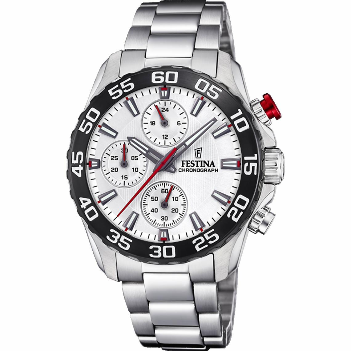 JUNIOR CHRONOGRAPHE BRACELET EN ACIER INOXYDABLE