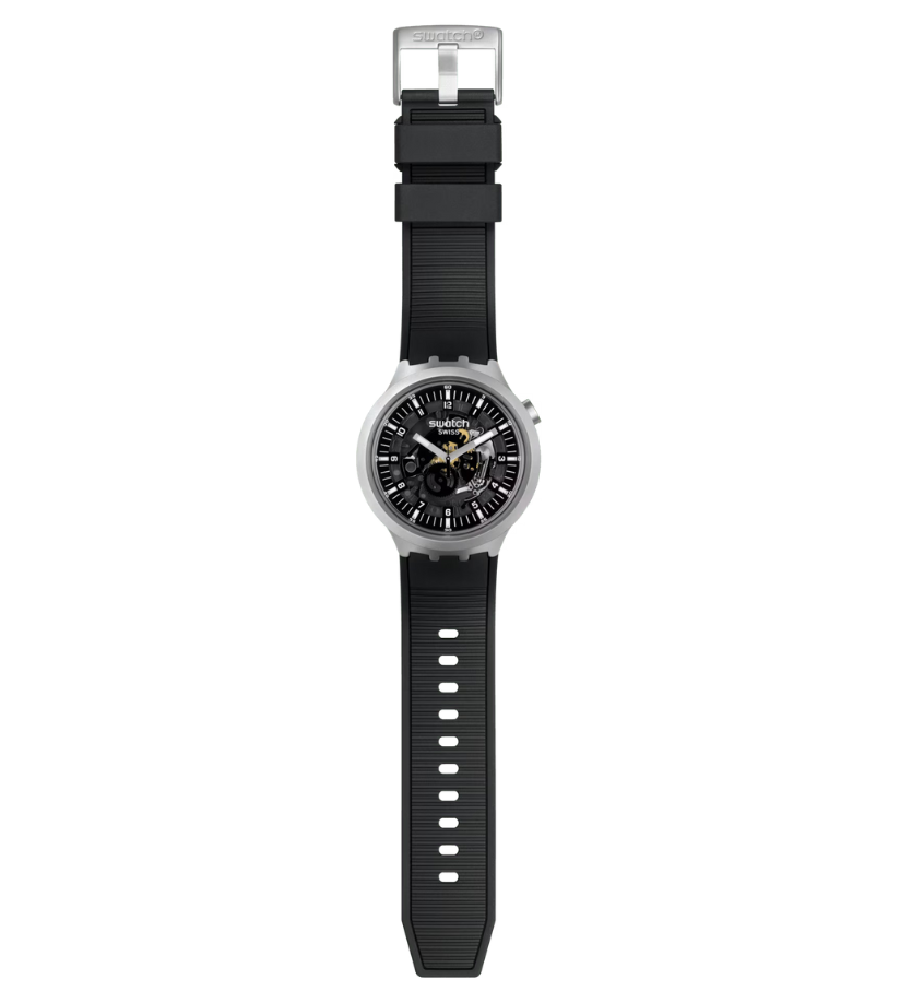  Montre surdimensionnée, Montre Quartz, Montre Résistante à l'eau, Bracelet en Caoutchouc, Collection BIG BOLD IRONY, Le Comptoir des Montres, Montre en Acier Inoxydable.