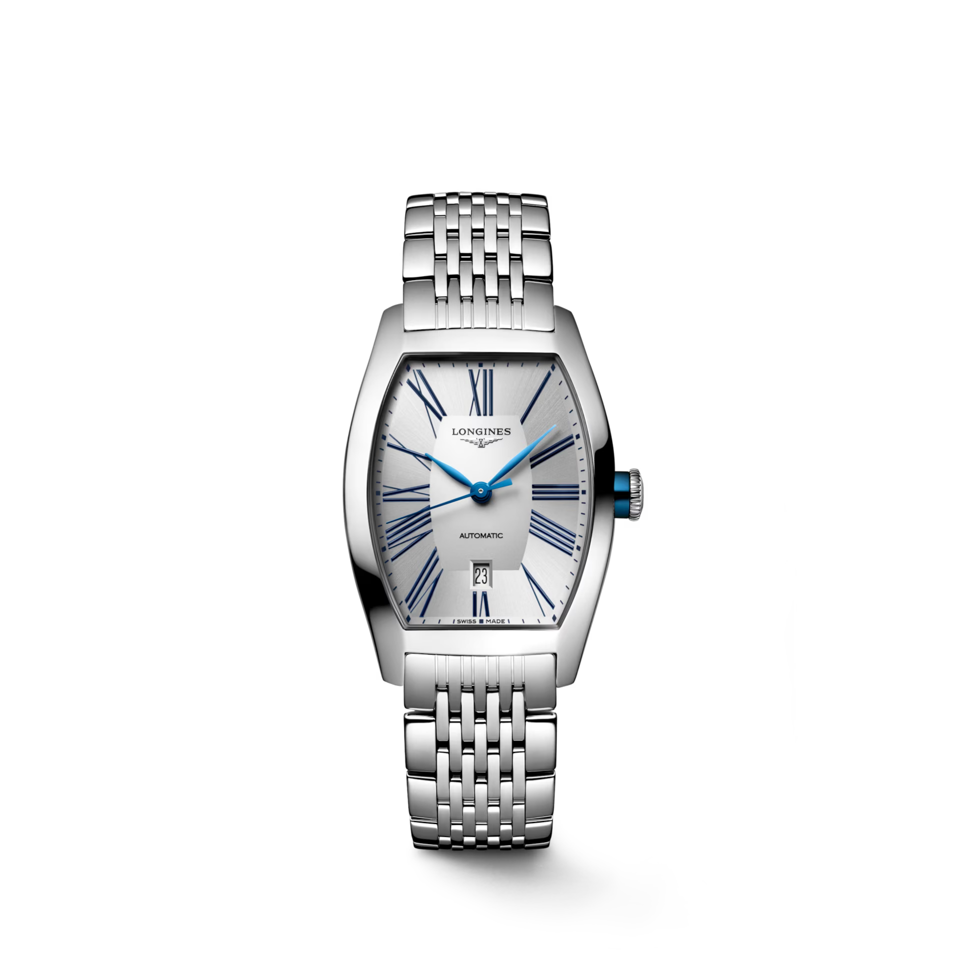 Montre LONGINES EVIDENZA Maroc Montre Élégante LONGINES Maroc Montre Tonneau Maroc Montre Automatique de Luxe Maroc Montre en Acier Inoxydable Maroc Boutique de Montres au Maroc Le Comptoir des Montres Maroc Montre Rétro Chic Maroc Montre de Luxe Suisse Maroc