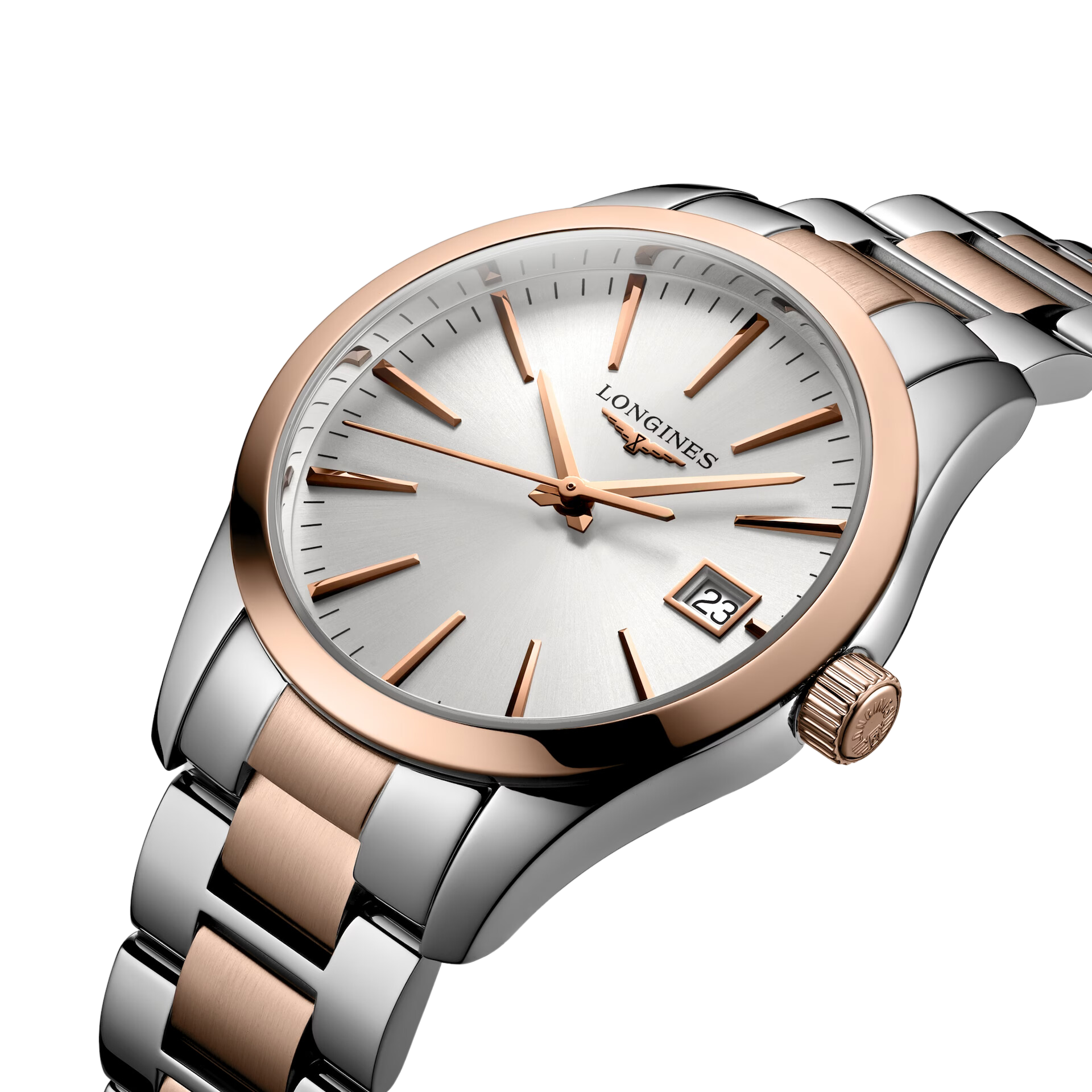 Montre Conquest Classic Maroc Montre Sportive de Luxe Maroc Montre Ronde Élégante PVD Maroc Montre Quartz Cadran Argenté Maroc Montre Acier Inoxydable avec Revêtement Rouge Maroc Boutique de Montres au Maroc Le Comptoir des Montres Maroc Montre avec Date et Fonction E.O.L. Maroc Montre Suisse de Prestige Maroc