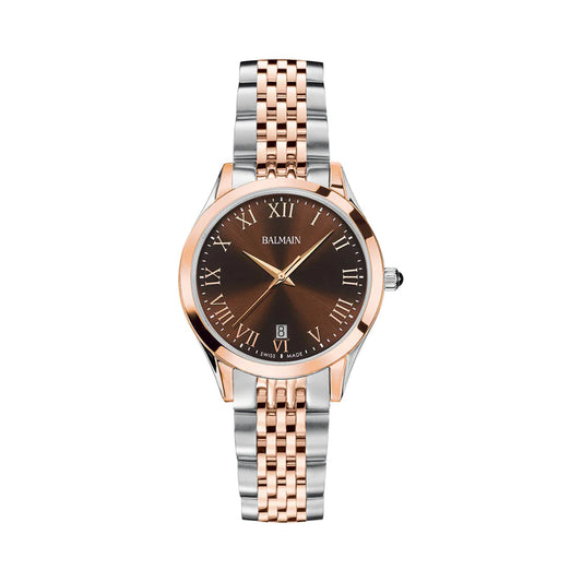 ClassicR Cadran noir bracelet bricolore